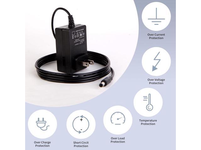 15V 1.5A Power Supply AC DC Adapter with 8 Interchangeable DC Plug, Universal DC in 15 Volt 1.5 Amp Power Cord, Charger 100-240v, 50/60HZ,...