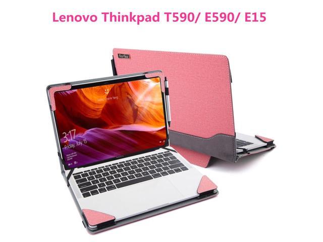 Case Cover Lenovo Thinkpad T590/ E590/ E15 15.6 Inch Laptop Bag Notebook PU Leather Protective Sleeve Cove