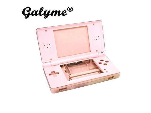 Hot Pink Color Full Housing Cover Case Replacement Shell Nintendo DS Lite DSL NDSL Game Console With Screws Buttons Lens