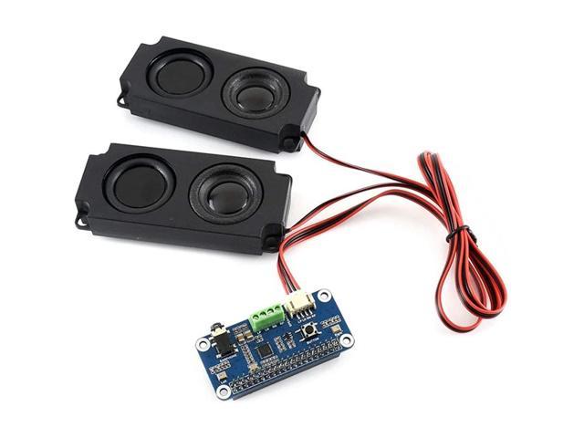 Waveshare WM8960 Hi-Fi Sound Card HAT Audio HAT Module Raspberry Pi 4B/3B+/3B/2B/B+/A+/Zero/Zero W/WH, Stereo CODEC