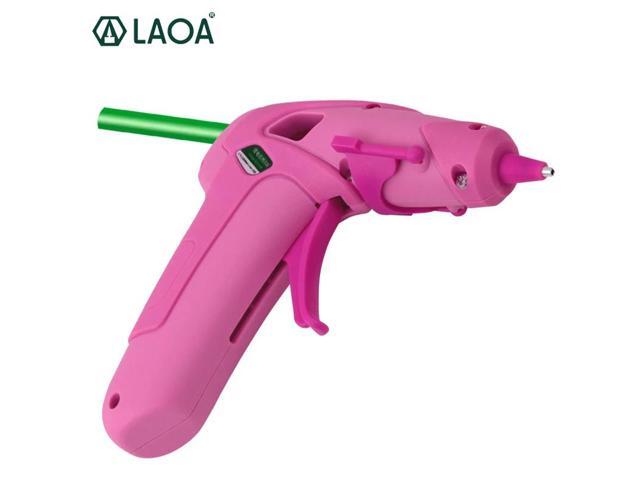 First picture~ Wireless Hot Melt Glue Gun for Children Safety 8W Lithium Battery Direct Charge USB Charging with Glue Stick Household DIY(Red Glue...