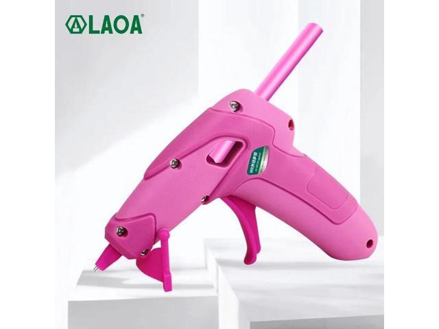 First picture~ Wireless Hot Melt Glue Gun for Children Safety 8W Lithium Battery Direct Charge USB Charging with Glue Stick Household DIY(Red Glue...