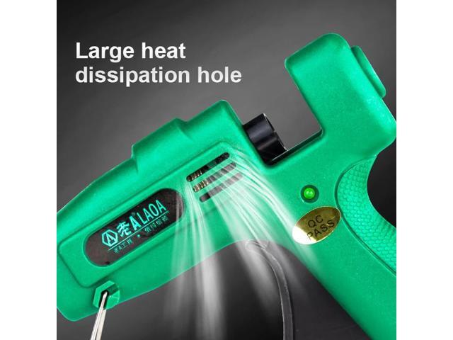 First picture~ 25W Hot Melt Glue Gun with 7MM Glue Sticks Mini Industrial Guns Thermo Electric Heat Gun Temperature Crafts Repair Tool DIY(EU white...