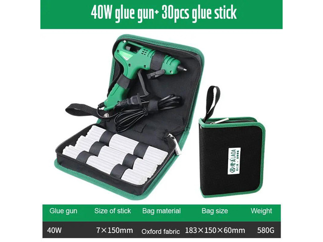First picture~ 25W/40W/8W/100W Hot Melt Glue Gun With Bag 7mm Thermal Glue Hot M