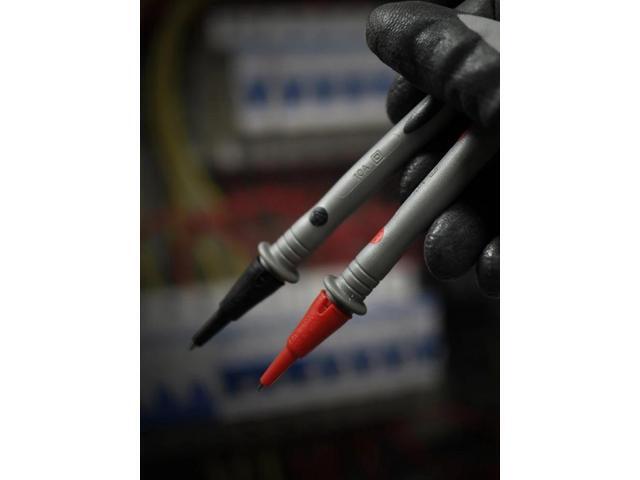 First picture~Multimeter Test Lead Soft Silicone 158 cores Copper Wire Low Impendance Universal Digital Multimeter probe Test Leads Needle...