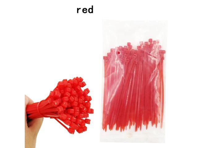 First picture~100Pcs/pack self-locking nylon cable ties 2.7*200mm 6 color plastic zip tie black wire binding wrap straps first batch of...