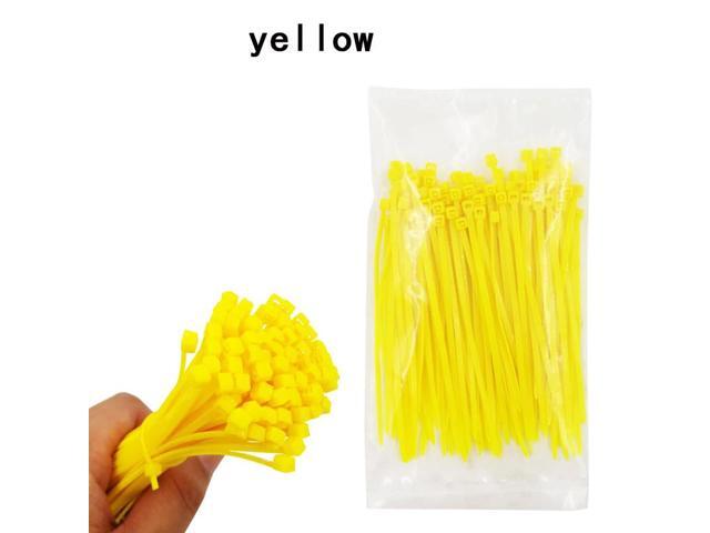 First picture~100Pcs/pack self-locking nylon cable ties 2.7*200mm 6 color plastic zip tie black wire binding wrap straps first batch of...