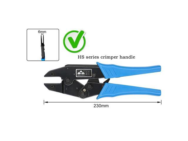 First picture~HS Crimping pliers jaw for 230mm pliers plug spring crimping cap terminals HS-03BC/2546B/103/101 high hardness jaw tools(White...