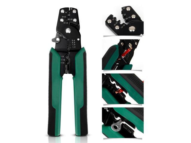 First picture~Electrical Connectors U Shaped O Shaped Wire Terminals 0.5-4MM Lugs Cable Terminal Wire Tips Car Ship Crimping pliers Tool...