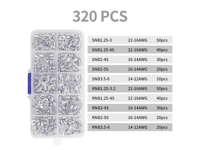 First picture~Electrical Connectors U Shaped O Shaped Wire Terminals 0.5-4MM Lugs Cable Terminal Wire Tips Car Ship Crimping pliers Tool...