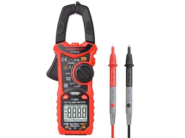 First picture~ HT206B Digital Clamp Meter True Rms Capacitance Hz Ohm Frequency Temp pinza Amperimetrica Multimeter Clamp Tester