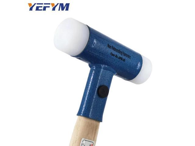 First picture~Double Face Tap Nylon Hammer 30mm-60mm For Multifunctional hand tool hard plastic and Walnut wood handle diameter tools(Weight:...