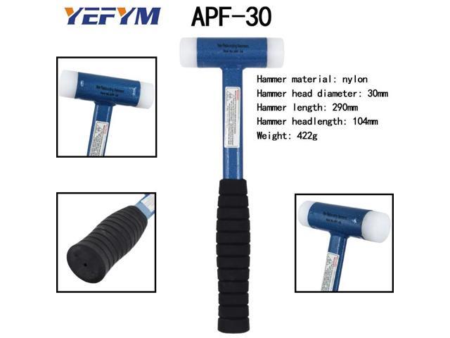 First picture~Double Face Tap Nylon Hammer 30mm-60mm For Multifunctional hand tool hard plastic and Non Slip plastic handle diameter tools(Weight:...