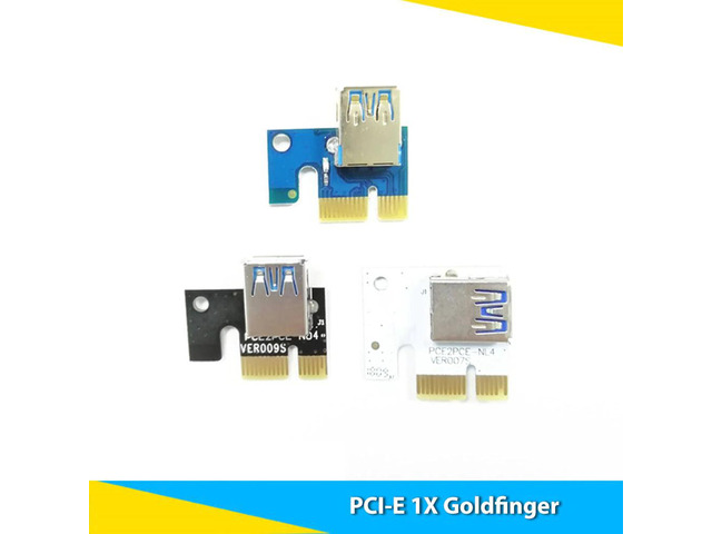 PCIE 1X to 16X Adapter Riser Card USB 3.0 to Pic Express Video Graphics Card Expand Card Compatible With 2X/4X/8X Slot Mainboard