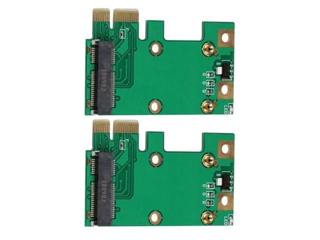 2 Pack PCIE to Mini PCIE Adapter Card, Efficient, Lightweight and Portable Mini PCIE to USB3.0 Adapter Card