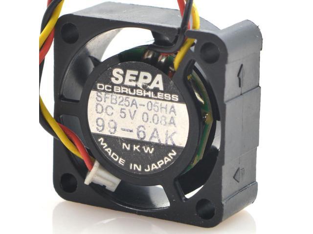 FOR SEPA SFB25A-05HA 2510 5V 0.08 A video player medical equipment Cooling fan