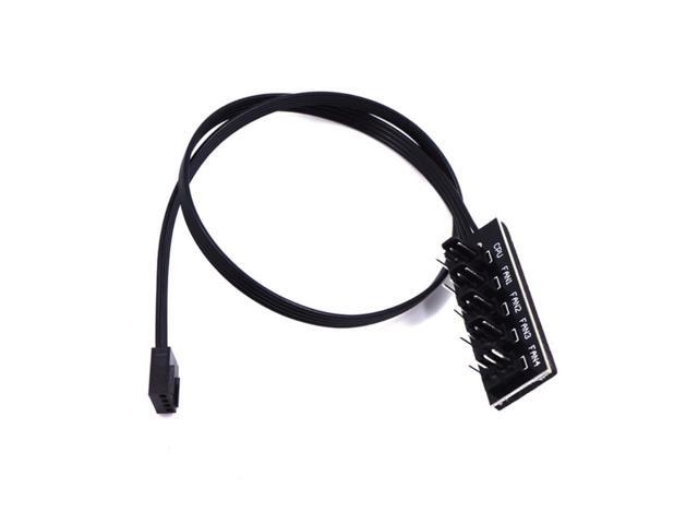 40cm 1 to 5 4-pins Molex TX4 PWM CPU Cooler Case Chasis Cooling Fan Power Cable Hub Splitter Adapter PWM 4Pin Fan Hub Controller