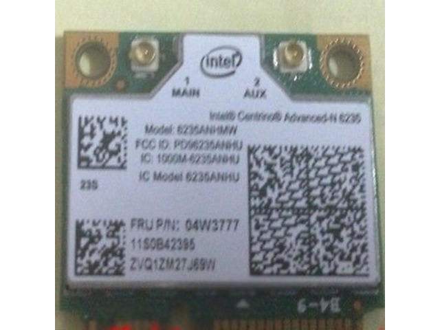 Wireless Adapter Card for intel Dual Band 6235AN 6235ANHMW 04W3777 300Mbps+BT4.0 Half Mini PCI-e Card for Lenovo ibm thinkpad