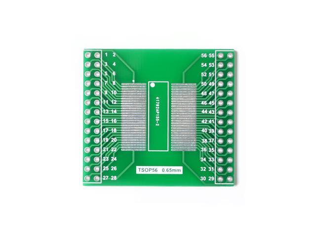 TSOP56 TSOP48 to DIP56 Adapter PCB Board for AM29 series IC 0.5mm 0.65mm pitch transfer board