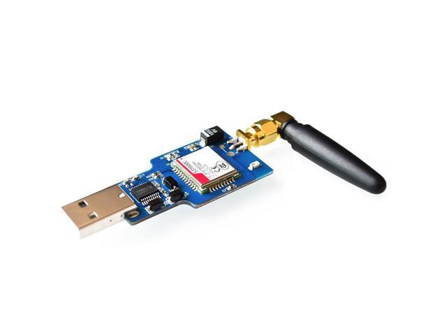 USB to GSM Serial GPRS SIM800C Module With Bluetooth Sim900a Computer Control Calling With Antenna