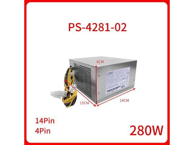280W Server Power Supply Adapter PS-4281-02 54Y8877 54Y8851 54Y8900 54Y8902 PSU For Lenovo 14pin+4pin