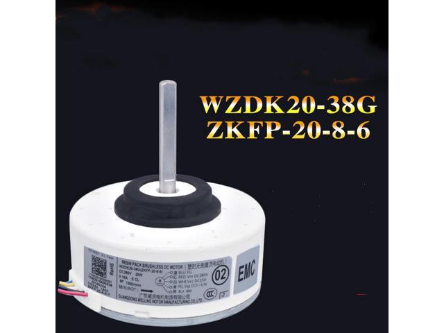 Midea air conditioner hang-up DC fan motor WZDK20-38G (ZKFP-20-8-6) DC280V 20W photo