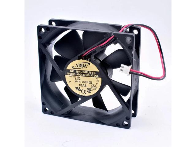 AD0812MB-A70GL 8cm 80mm fan 80x80x25mm DC12V 0.15A 2pin 2 balls Cooling fan for chassis power supply