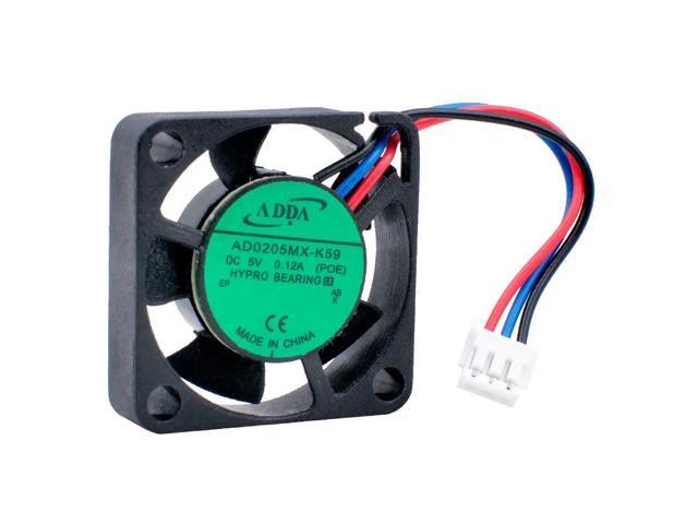 Photos - Computer Cooling Utek AD0205MX-K59 2.5cm 25mm fan 25x25x6mm DC5V 0.12A 3 wires 3pin micro coolin 