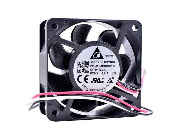 QFR0624GH 6cm 6025 60mm fan 60x60x25mm DC24V 0.21A Cooling fan suitable for server inverter