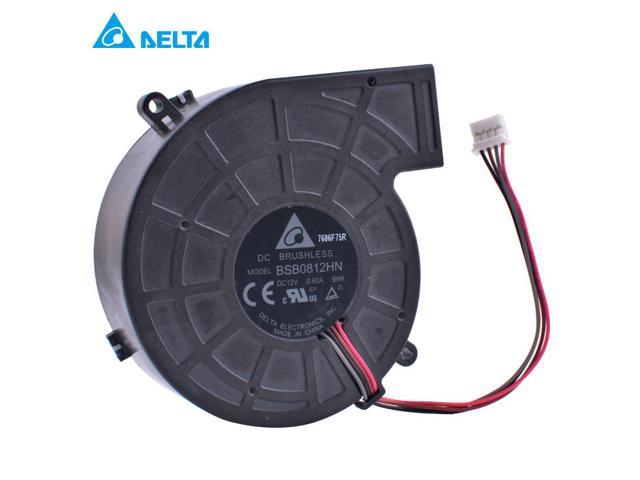 BSB0812HN 12V 0.60A 4-wire 4pin Projector Centrifugal Turbo Blower Cooling Fan