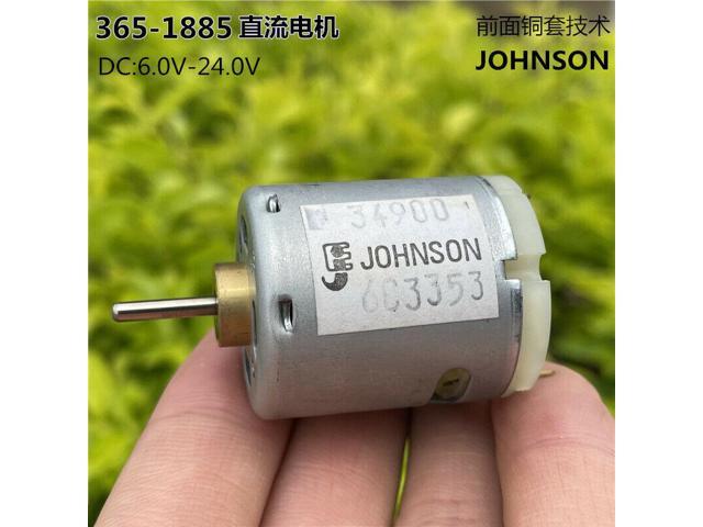 JOHNSON 34900 RS-365 Carbon Brush Motor DC12V-24V 25800RPM High Speed for Hair Dryer Heat Gun photo