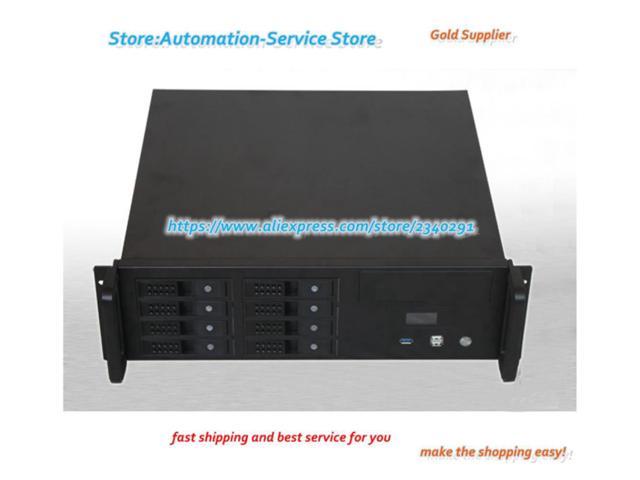 R3U390-8 ITX Motherboard Hot Plug LCD Real-Time Monitoring USB3.0 3U Industrial Control Server Chassis