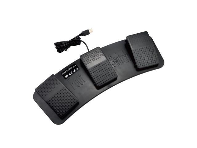 Usb Triple Foot Switch Pedal Control Keyboard Mouse 3 Pedals Simulate Any Key On Keyboard Combination Key Hid Usb Switch