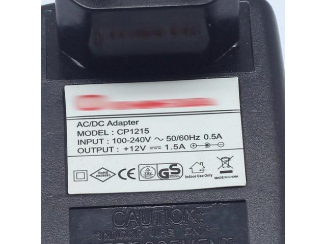 OIAGLH CP1215 +12V-1.5A External Diameter 5.5mm Power Adapter for Audio Amplifier TV Audio Charger CD Player