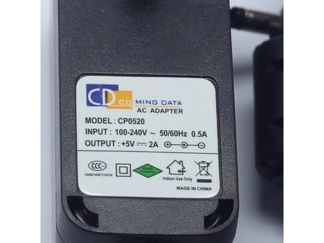 OIAGLH CP0520 +5V-2A External Diameter 4.0mm Power Adapter for Audio Amplifier TV Audio Charger CD Player