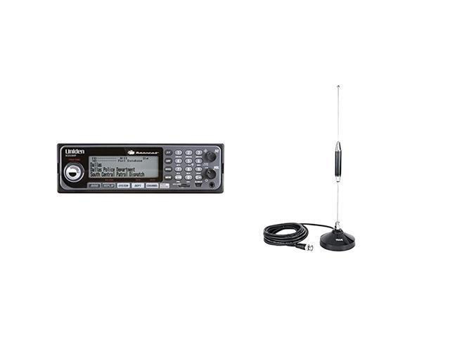 BCD536HP HomePatrol Series Digital Phase 2 BaseMobile Scanner & Tram 1094-BNC Scanner 3 12' Magnet Antenna with BNC-Male Connector, 20.25in. x...