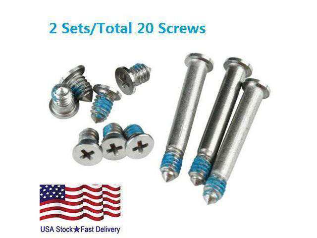 Bottom Case Screws For MacBook Pro 13' 15' 17' Unibody A1278 A1286 A1297 20Pcs