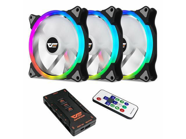 CS140 140mm 3IN1 Addressable RGB Computer Cooling Case Fan Cooler