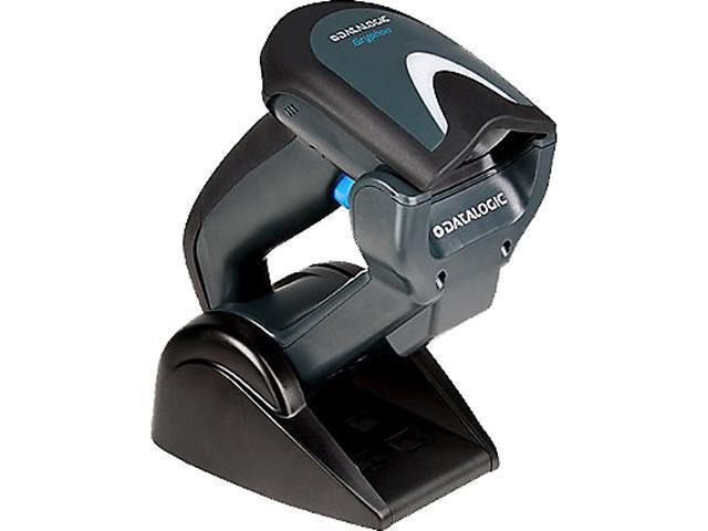 Gryphon GM4132 General Duty Handheld Cordless Linear Imager w 's STAR Cordless System, 910MHz, USB, RS-232, KBW, Wand Emulation, Black, USB Kit-...