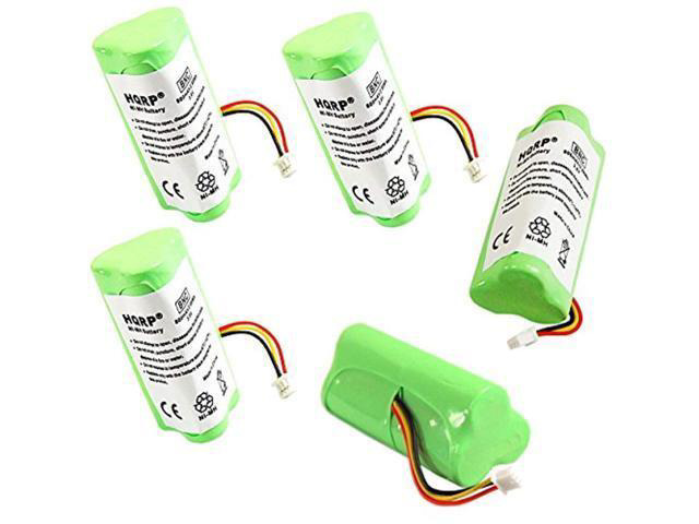 hqrp 5-pack battery for ls4278 ls-4278 ls4278-m li4278 ds6878 82-67705-01 btry-ls42raaoe-01 k35466 cordless bar