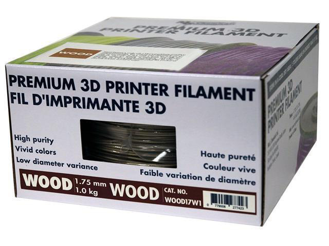 MG Chemicals Wood 3D Printer Filament, 1.75mm, 1 Kg (2.2 lbs.) - Wood