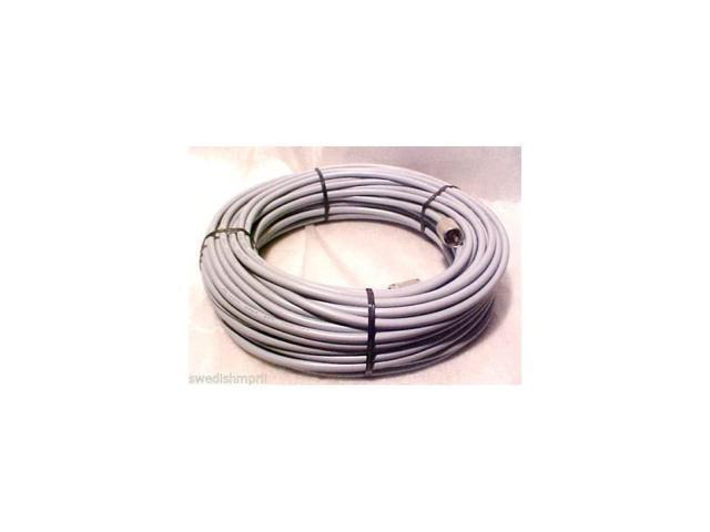 Made 50 ft RG8X COAX Gray CABLE CB Ham Radio w PL259 Connector