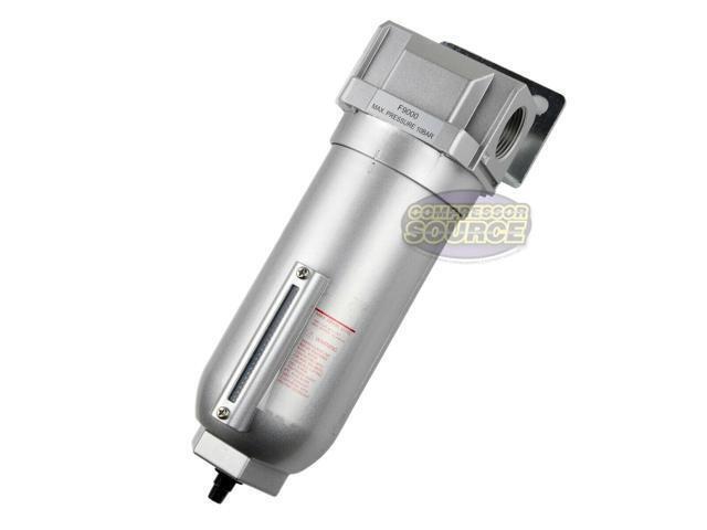 1' Inline Air Compressor In Line Water Moisture Filter Trap Separator Auto Drain
