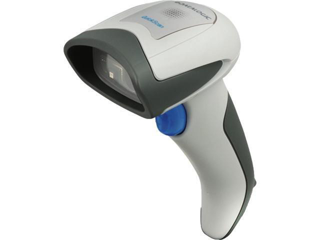QuickScan QD2430 General Purpose Corded Handheld 2D Area Imager Bar Code Reader, USB Kit, White - QD2430-WHK1S