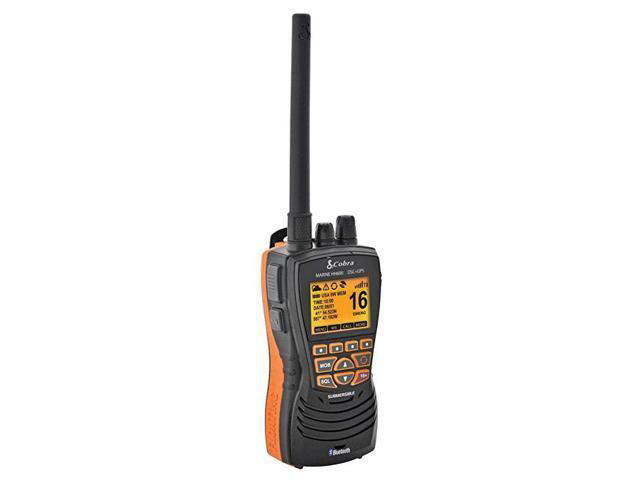 Electronics Corporation MRHH600FLTGPSBT Vhf Radio WBluetooth Floating,Grey, orange