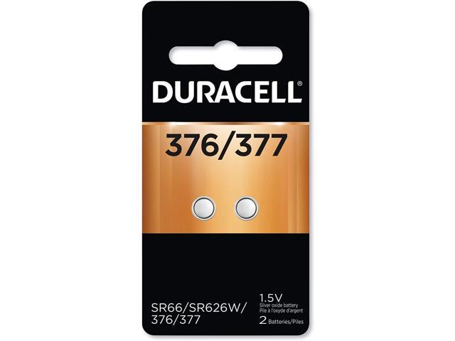 Button Cell Battery, 376/377, 1.5 V, 2/Pack D377B2PK