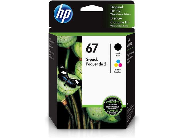 HP - 67 2-Pack Standard Capacity Ink Cartridges - Black/Tri-color - image 4