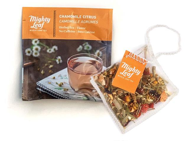 Mighty Leaf Tea Whole Leaf Tea Pouches, Chamomile Citrus, 15/Box 510136