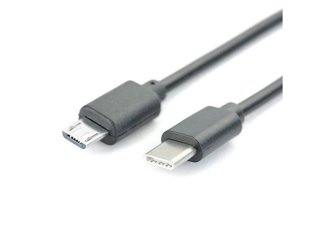 1Pc Type C USB-C to Micro USB Male Sync Charge OTG CHARGER Cable Cord Adapter Mobile Phones Data Wire Connector