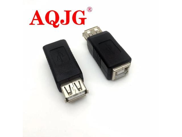 1pcs USB2.0 A female to B female A male to B female printer print converter adapter connector USB 2.0 connector Wholesale